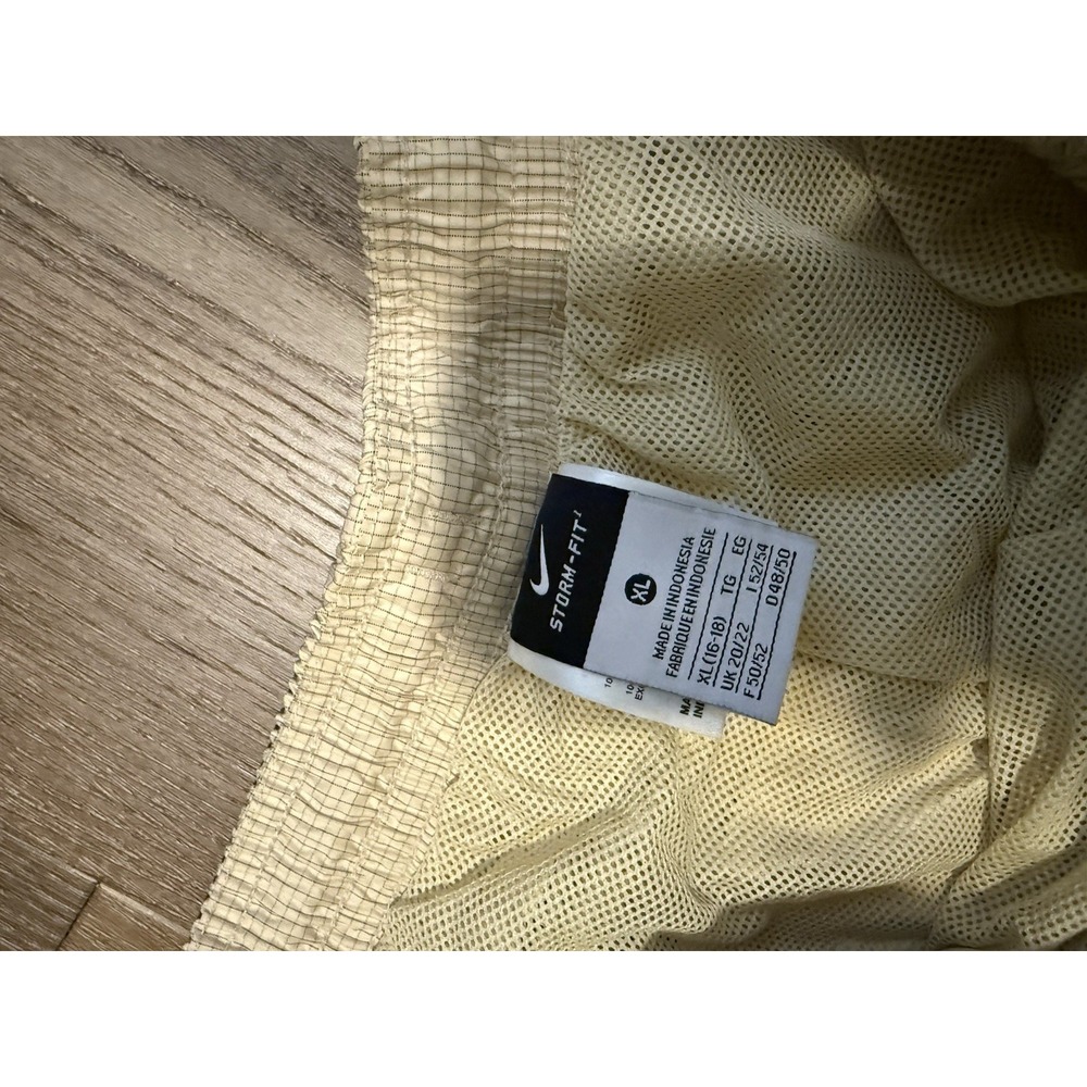 Nike Storm Fit Pants Men's Size XL Gold Yellow Active Training Pants Mesh Lining - Picture 2 of 4